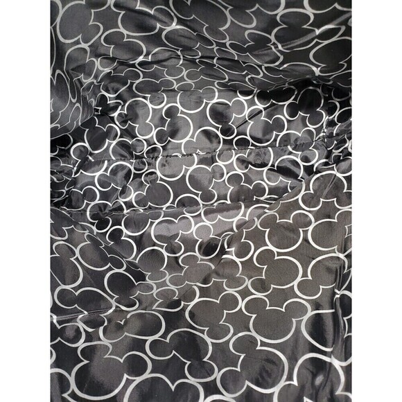 DISNEY PARKS EXCLUSIVE MERCHANDISE LARGE SILVER METALLIC TOTE BAG MICKEY MOUSE - Picture 7 of 12